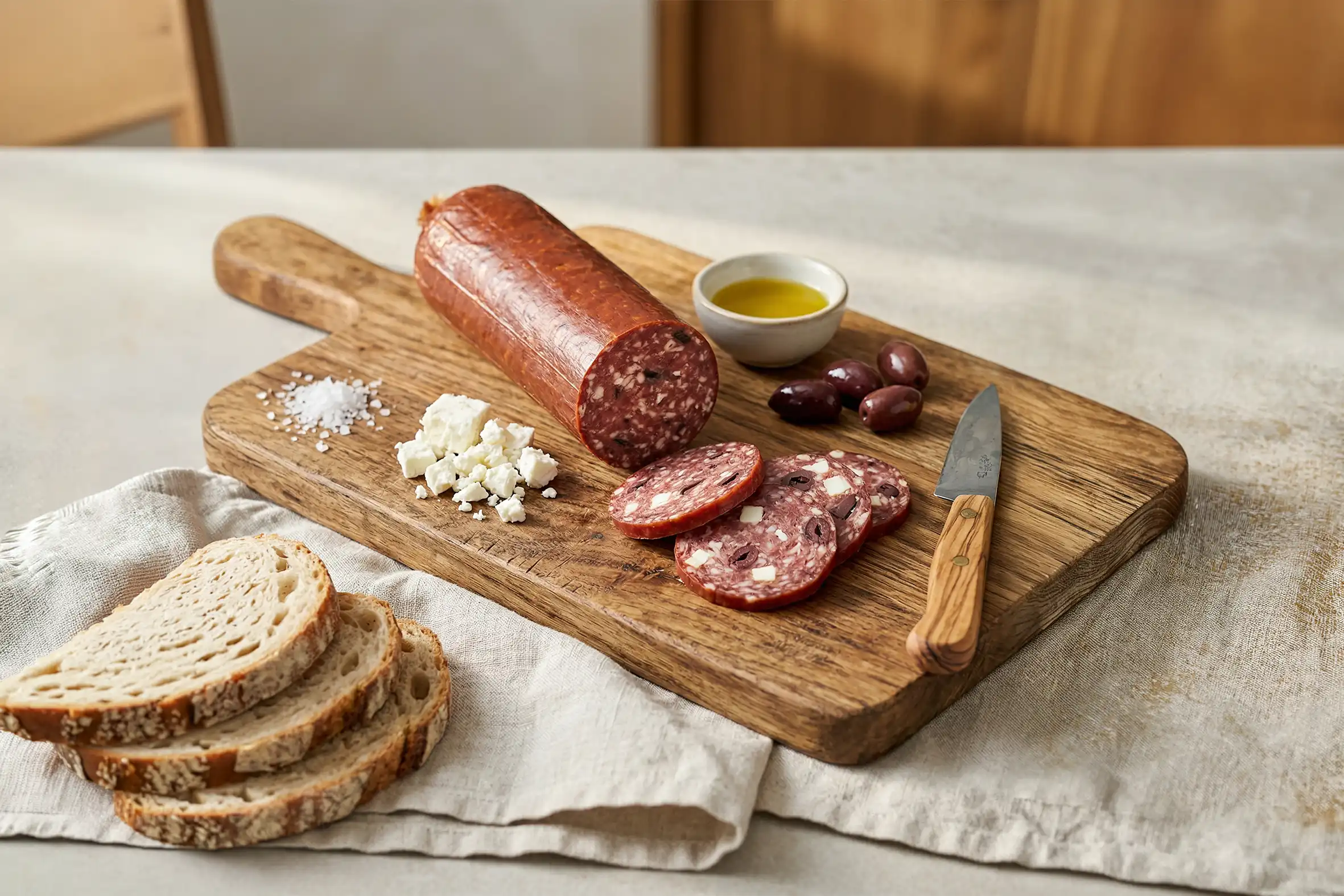 Græsk spegepølse