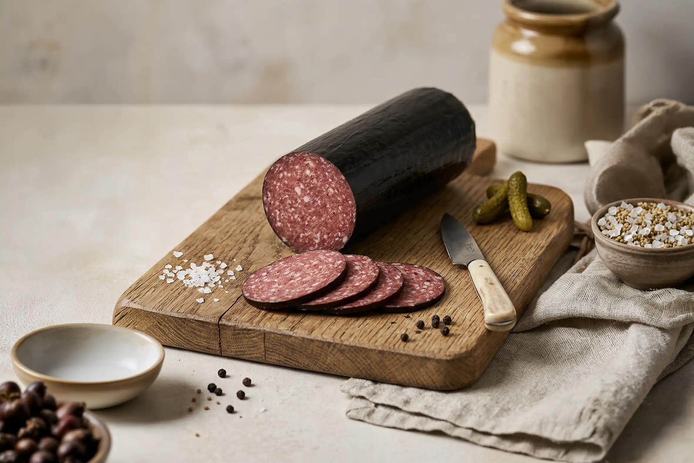 Oksespegepølse